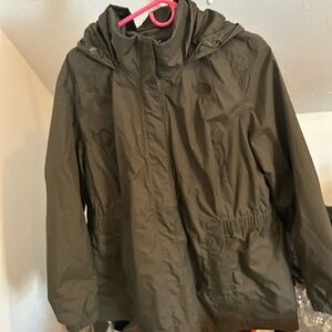 The North Face  Olive rain Jacket